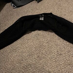 Tiny sweater thing to put over top of dresses